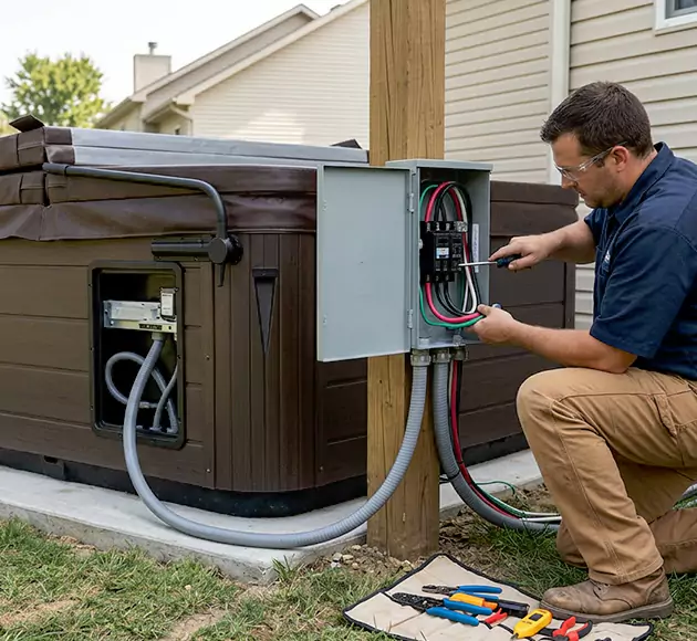 Professional Hot Tub Electrical Installation: Your Local Spa Wiring Team in Delaware, OH